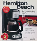 Hamilton Beach Coffee Maker 12 Cup #49615c (Ref.) el-16402