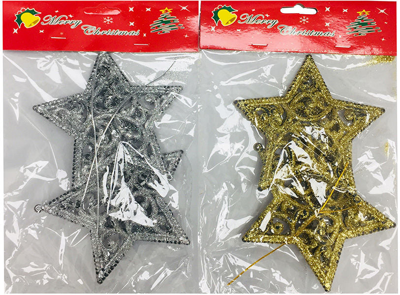 Christmas Stars 2 Colours 2pcs