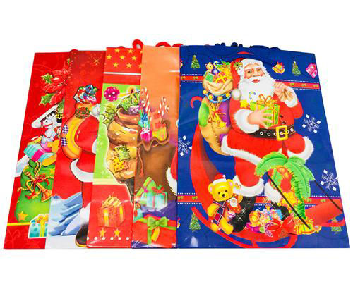 Christmas Gift Bags 9.05"x7.08"x3.54" Small 12pcs