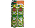Plastic Scourer W/sponge 12pcs