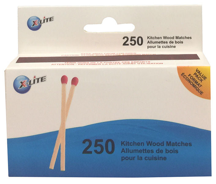 Xlite Wood Matches - 250ct 12pcs ($1.05 per Unit)