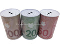 Tin Coin Bank Large - Canadian Currency [6.3" x 4.7"] 1pc