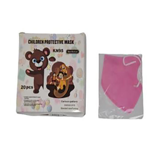 Kids kn95 Mask- Pink 20pcs ($0.25 per Unit)