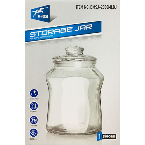 Glass Storage Jar 2000 mL