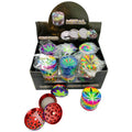 Metal Herb Grinder W/ Magnetic Top 63 mm 4 Part