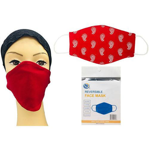 Sd Reversible Face Mask 2-ply