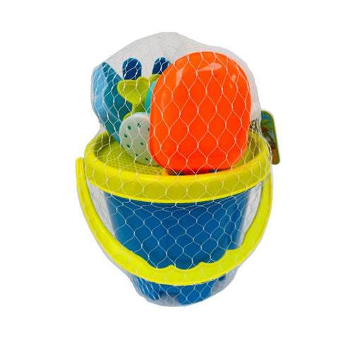 Toy Beach Bucket 6.29" Length Assorted Colors