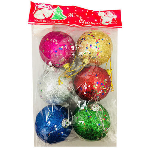 Christmas Balls 6pcs 2.36"