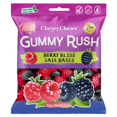 Gummy Rush (Halal) Display 120pcs 90 g ($1.19 per Unit) [exp:03/06/2028]