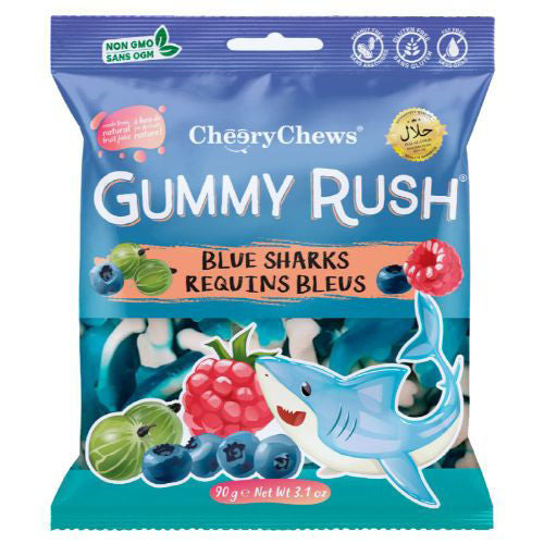 Gummy Rush (Halal) Display 120pcs 90 g ($1.19 per Unit) [exp:03/06/2028]