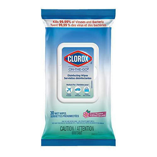 Clorox On-the-go Disinfecting Wipes 30ct ($21 for Case of 12)