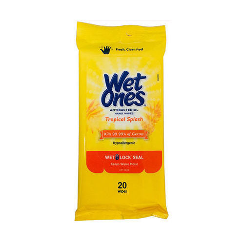 Wet Ones Hand Wipes - Tropical 20pcs [Exp: 12/2026]