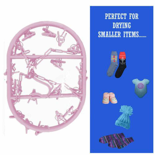 Socks Hanger Oval Big 16.92" - Assorted Colours