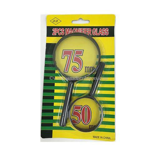 Magnifying Glass 2pc 75 mm & 50 mm st-8868