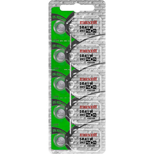 Maxell Battery 5pcs sr41w/392 [Exp: 2029]