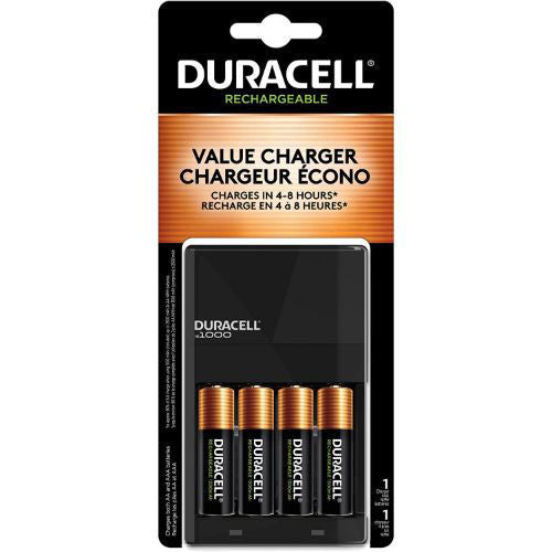 Duracell Rechargeable Charger with 4aa