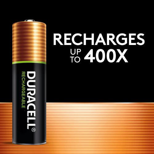 Duracell Rechargeable Charger with 4aa