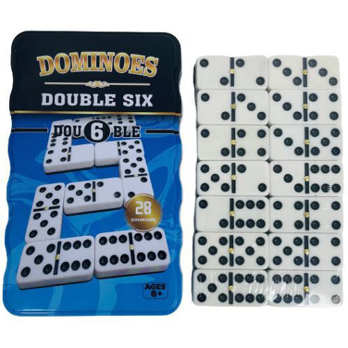 Dominoes Double Six 28pcs 2"x1"x1/4"