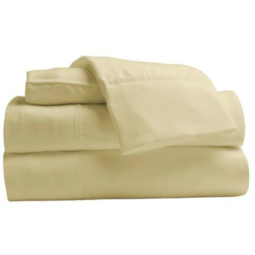 Queen Bedsheet Set 4pcs- Yellow