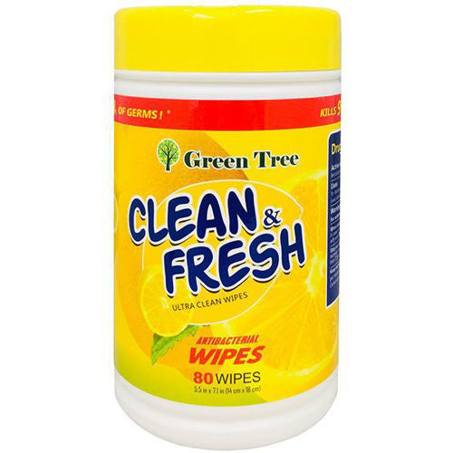 Clean & Fresh Antibacterial Wipes 80pcs