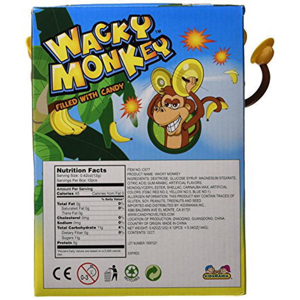 Wacky Monkey Candy 12pcs ($1.99 per Unit) [exp:07/28]