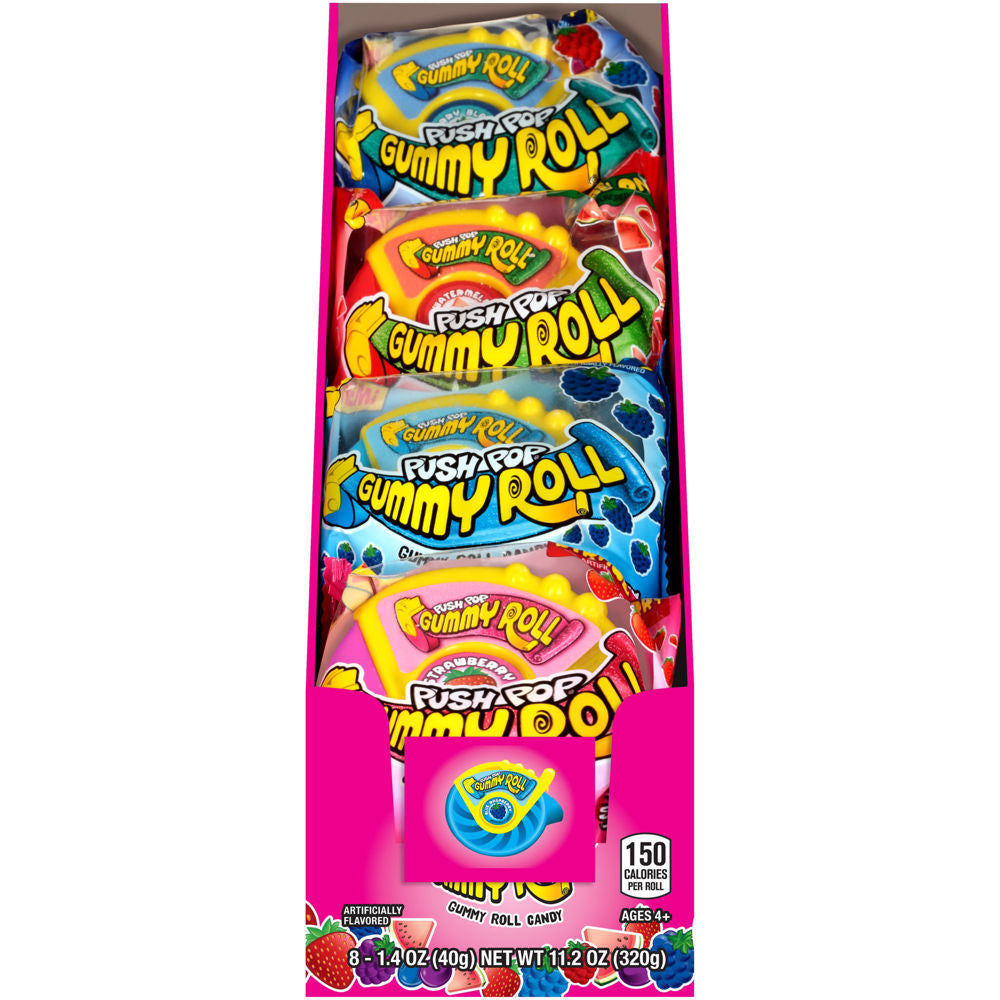 Push Pop Gummy Roll 8pcs ($2.75 per Unit)