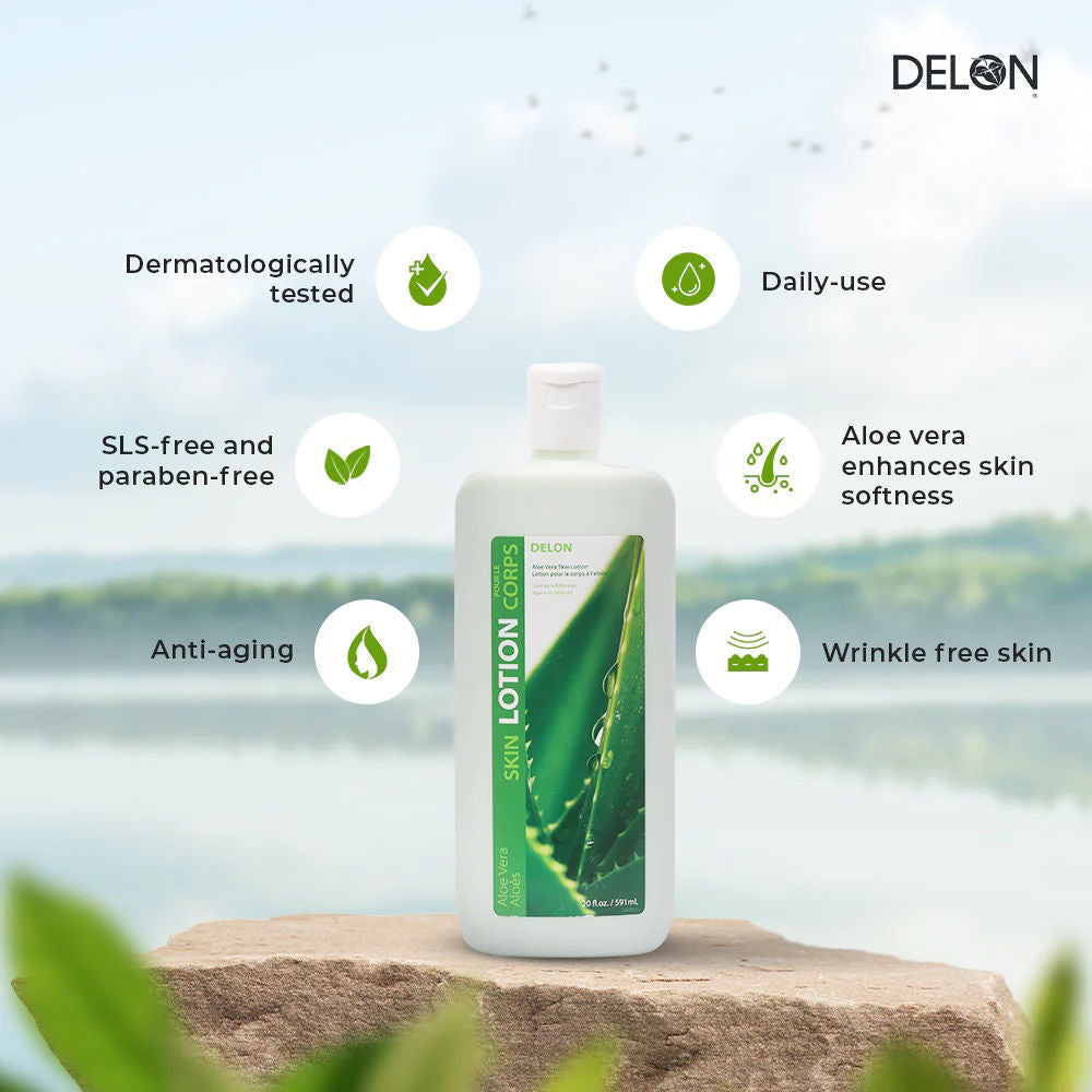 Delon Skin Lotion Aloe Vera 591 mL