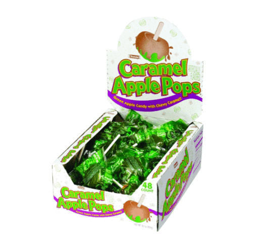 Caramel Apple Flat Pops 48pcs ($0.35 per Unit) [Exp: 02/2028]