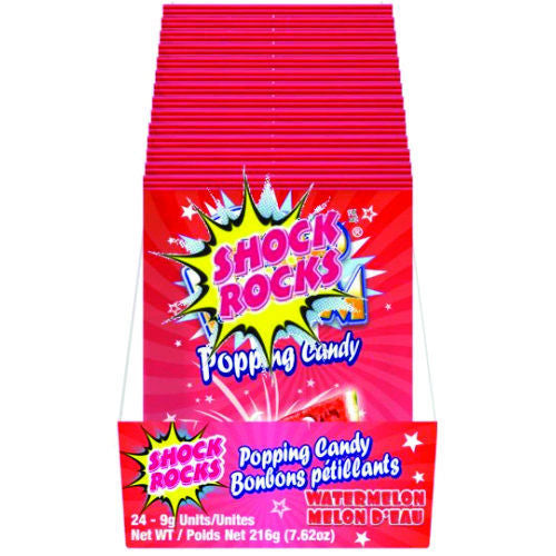 Shock Rocks Popping Candy Watermelon 24pcs ($0.79 per Unit)