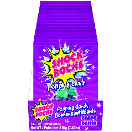 Shock Rocks Popping Candy Grape 24pcs ($0.79 per Unit)