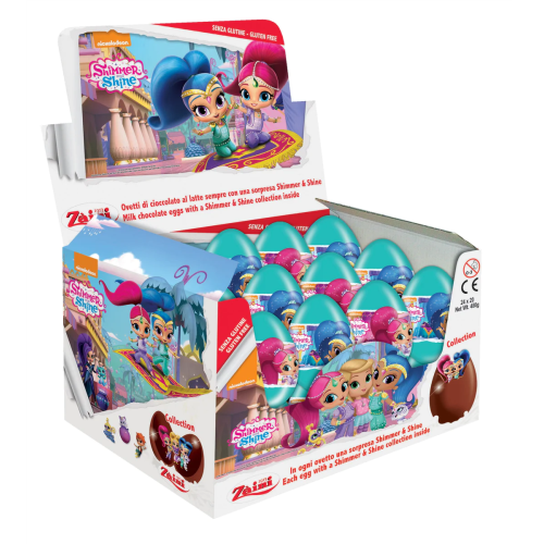 Shimmer&shine W/ Chocolate Egg Collection Inside 20 g 24pcs ($1.75 per Unit)