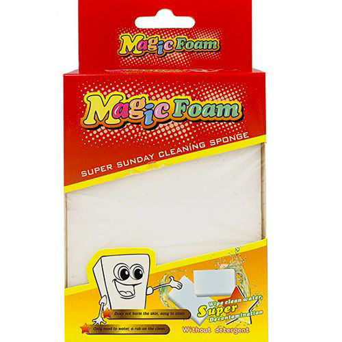 Magic Foam Cleaning Sponge 5"x4"x1.5" 2pcs