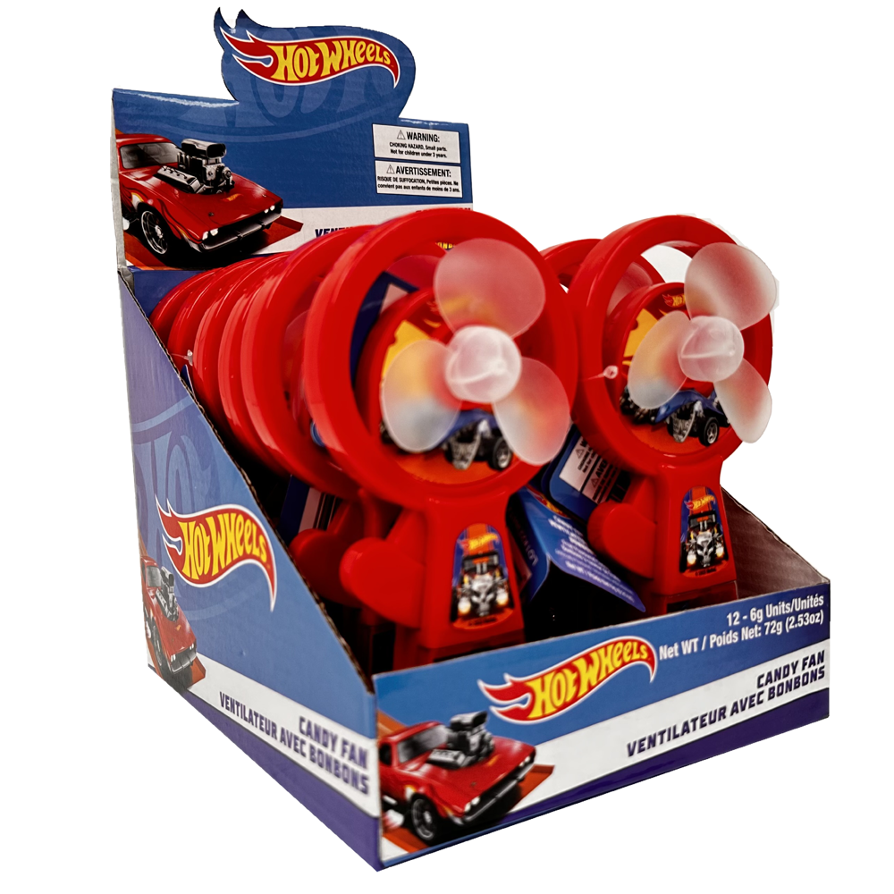 Hot Wheels Candy Fan 6 g 12pcs ($1.99 per Unit ) [exp.06/29]
