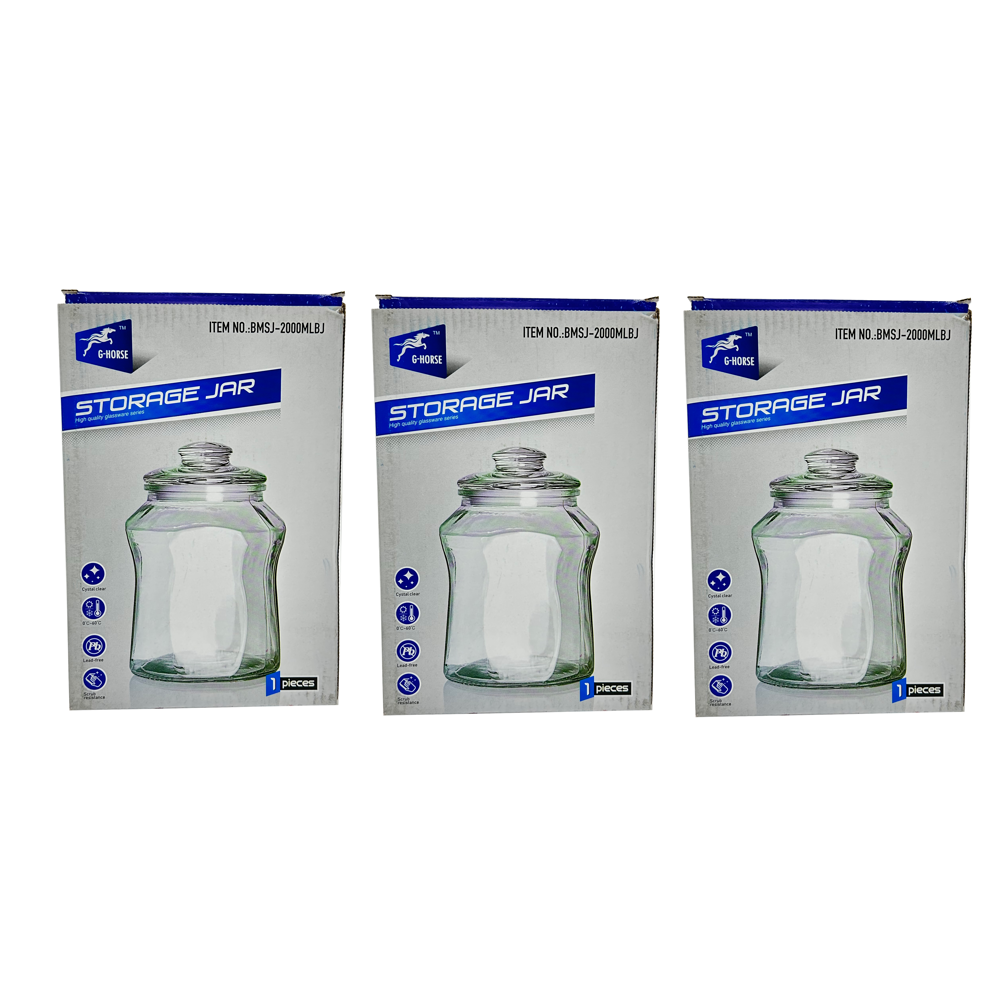 Glass Storage Jar 2000 mL