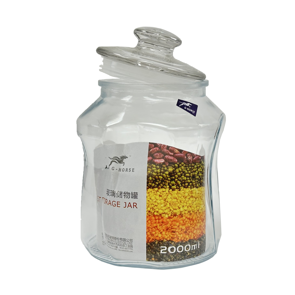 Glass Storage Jar 2000 mL