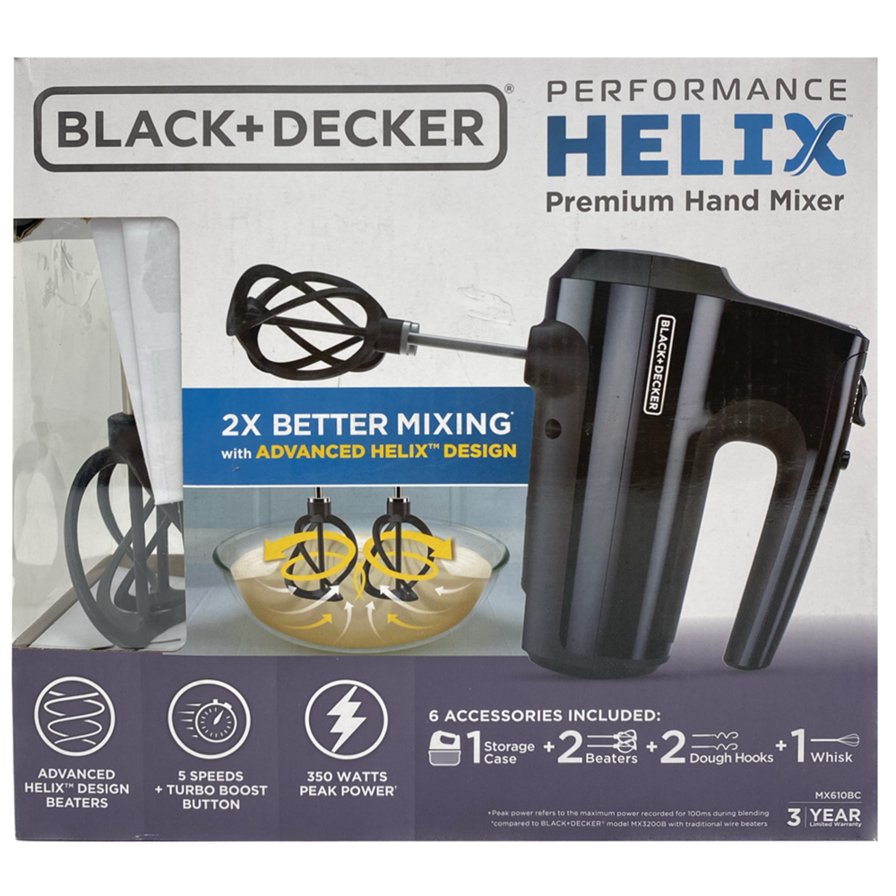 Black+decker 5-speed Mixer #mx610bc (Refurbished)