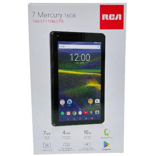 Rca 7 Mercury 16gb Tablet #rct6673w43m- Black