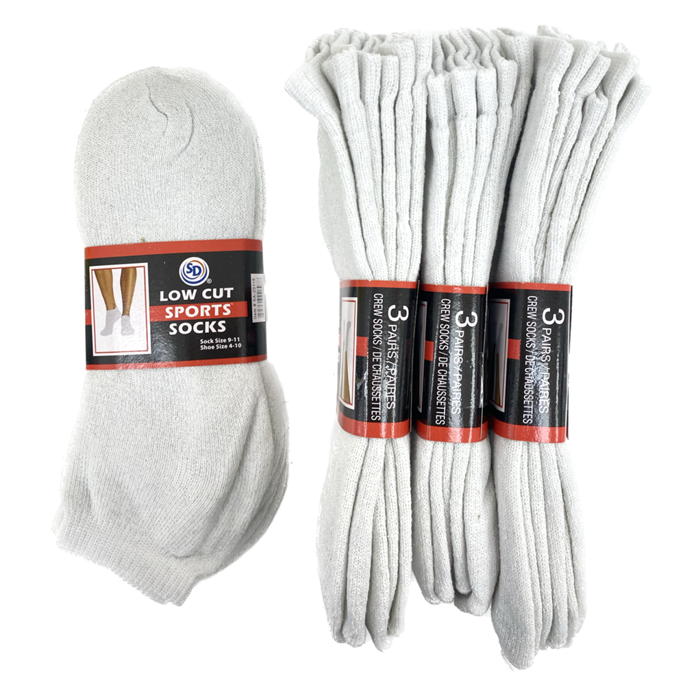 Sd Low Cut Sports Socks - Size 9-11