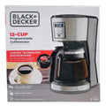 Black+decker 12 Cup Programmable Coffee Maker #cm1231sc (Refurbished)