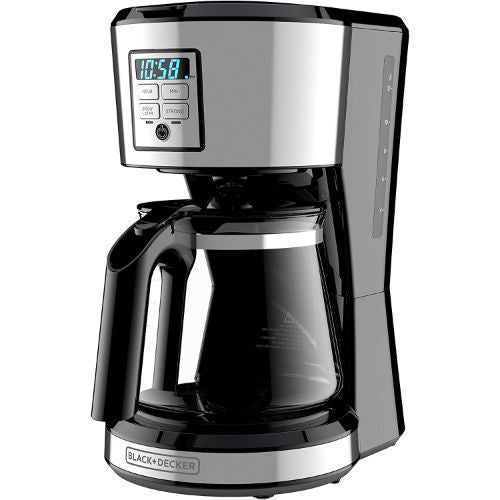 Black+decker 12 Cup Programmable Coffee Maker #cm1231sc (Refurbished)