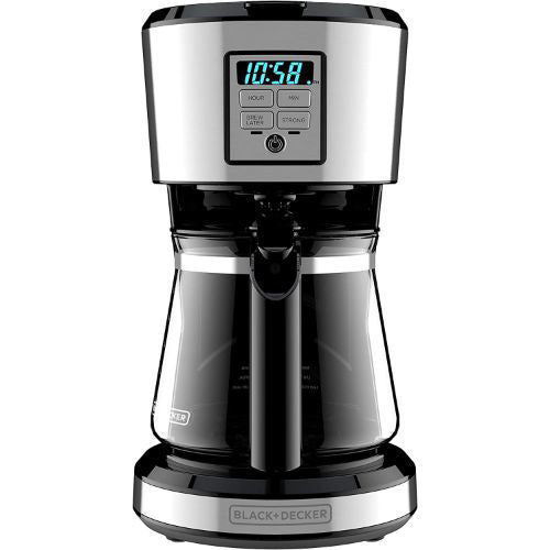 Black+decker 12 Cup Programmable Coffee Maker #cm1231sc (Refurbished)