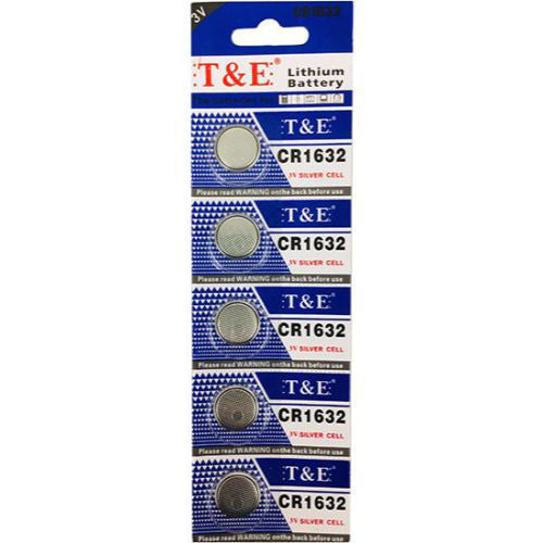 Lithium Battery cr1632 5pcs [Exp: 2030]