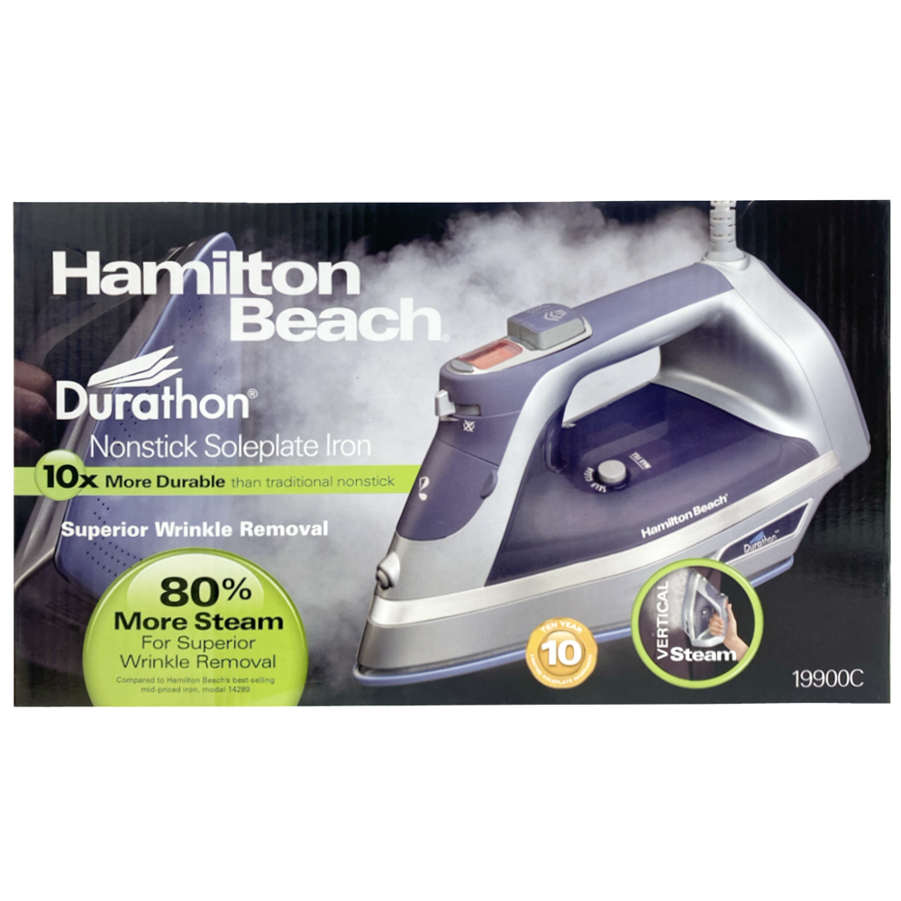 Hamilton Beach Nonstick Soleplate Iron #19900c