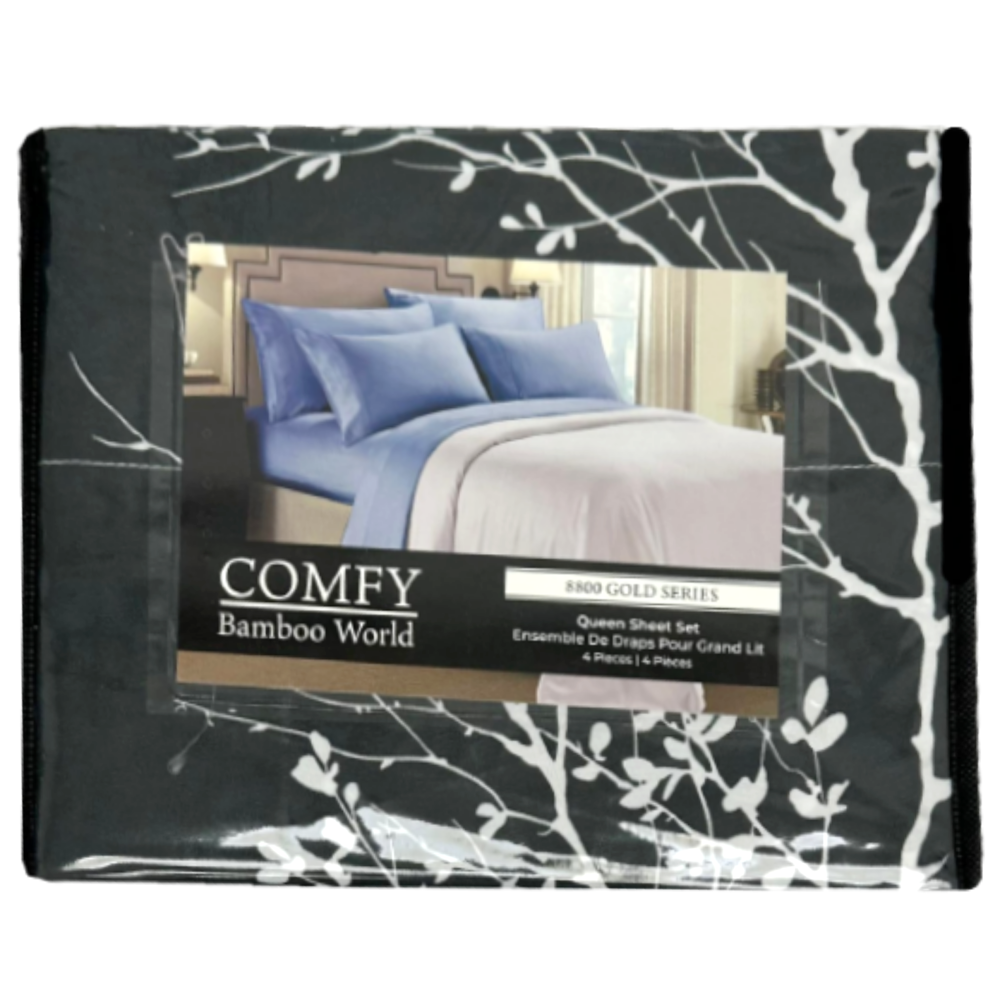 Queen Sheet Set 4pcs - Assorted Designs