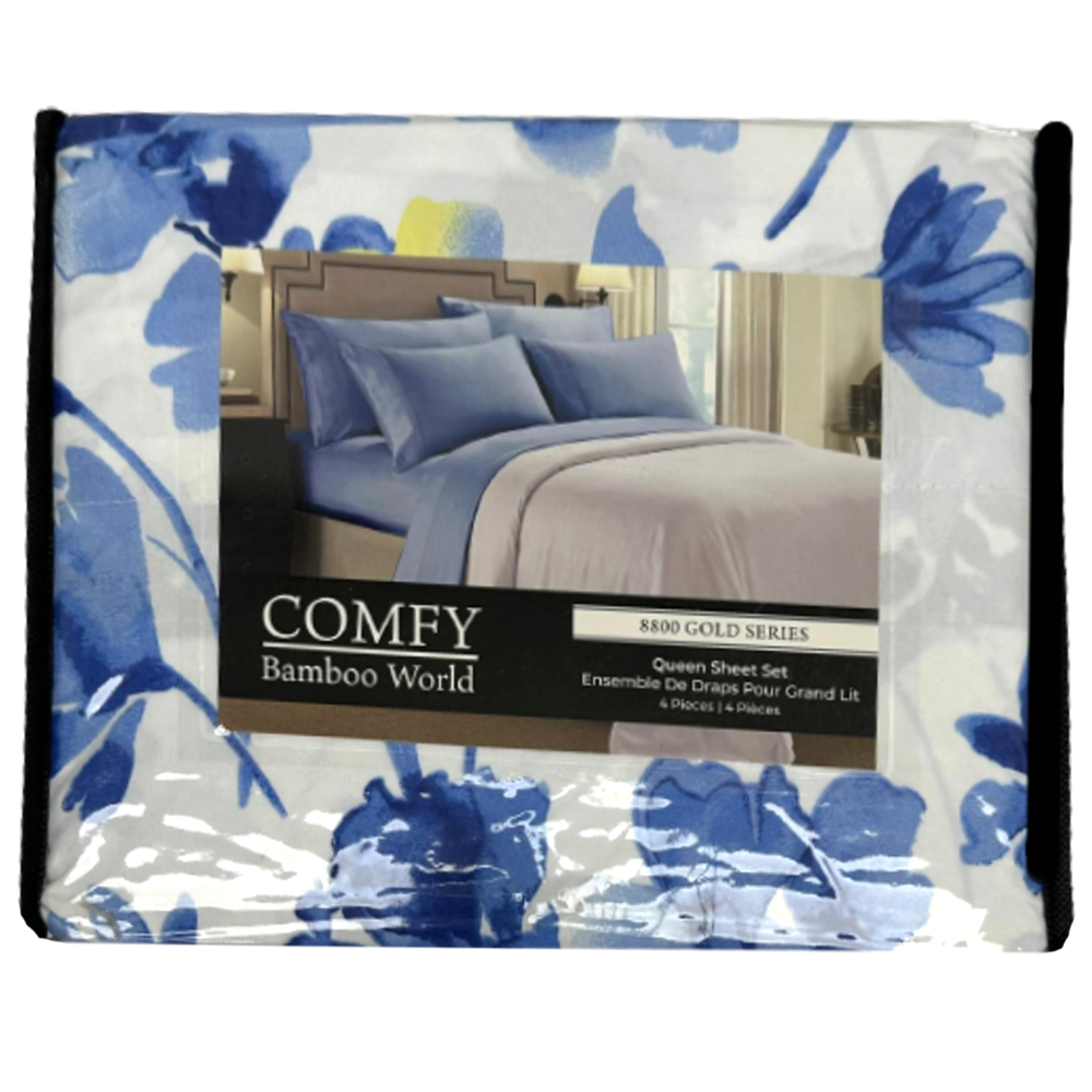 Queen Sheet Set 4pcs - Assorted Designs