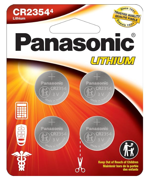 Panasonic Lithium 3v cr-2354-4pcs [Exp: 2032]
