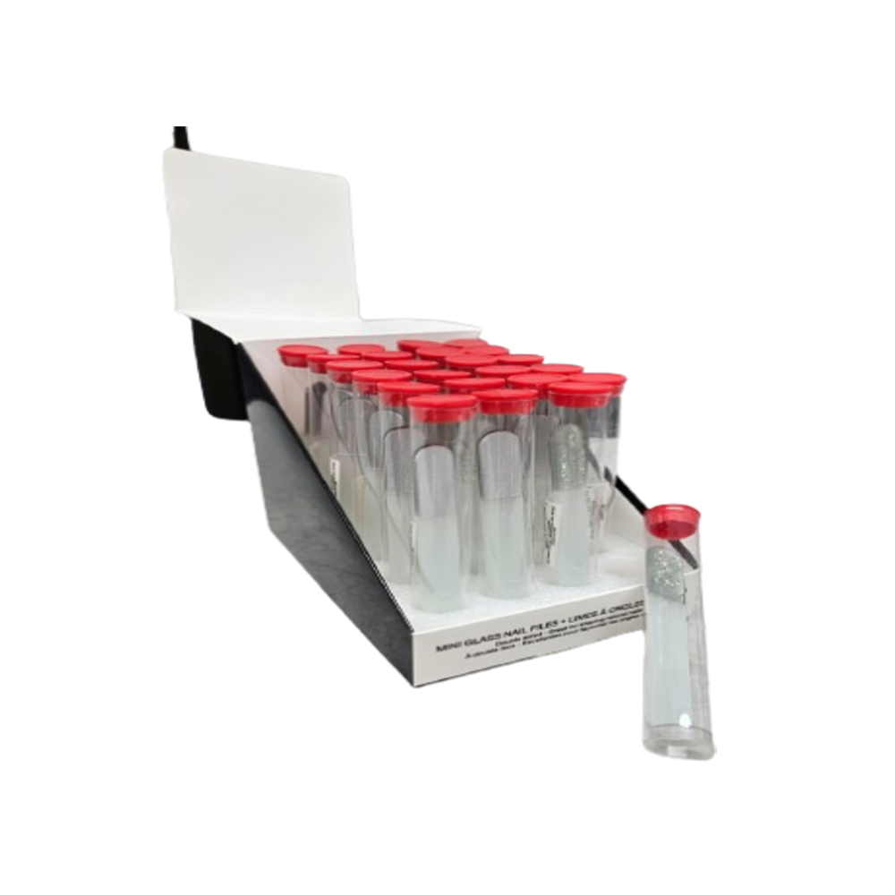 Silkline Mini Glass Nail Files 24pcs ($0.50 per Unit)