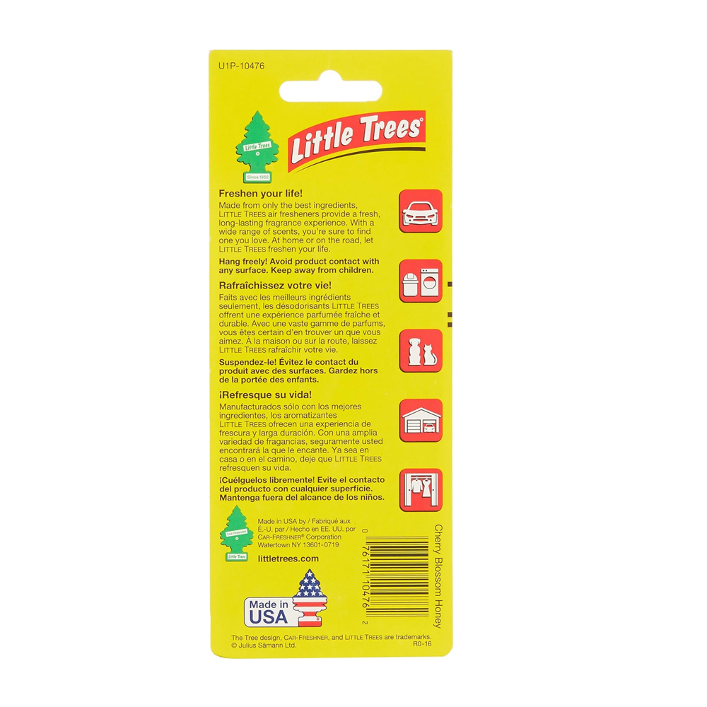 Little Trees Car Freshener Cherry Blossom Honey 6pcs