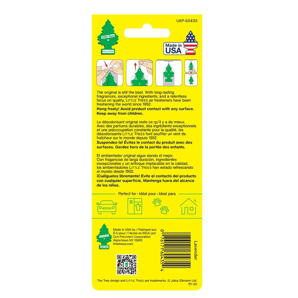 Little Trees Car Freshener Lavender 6pcs