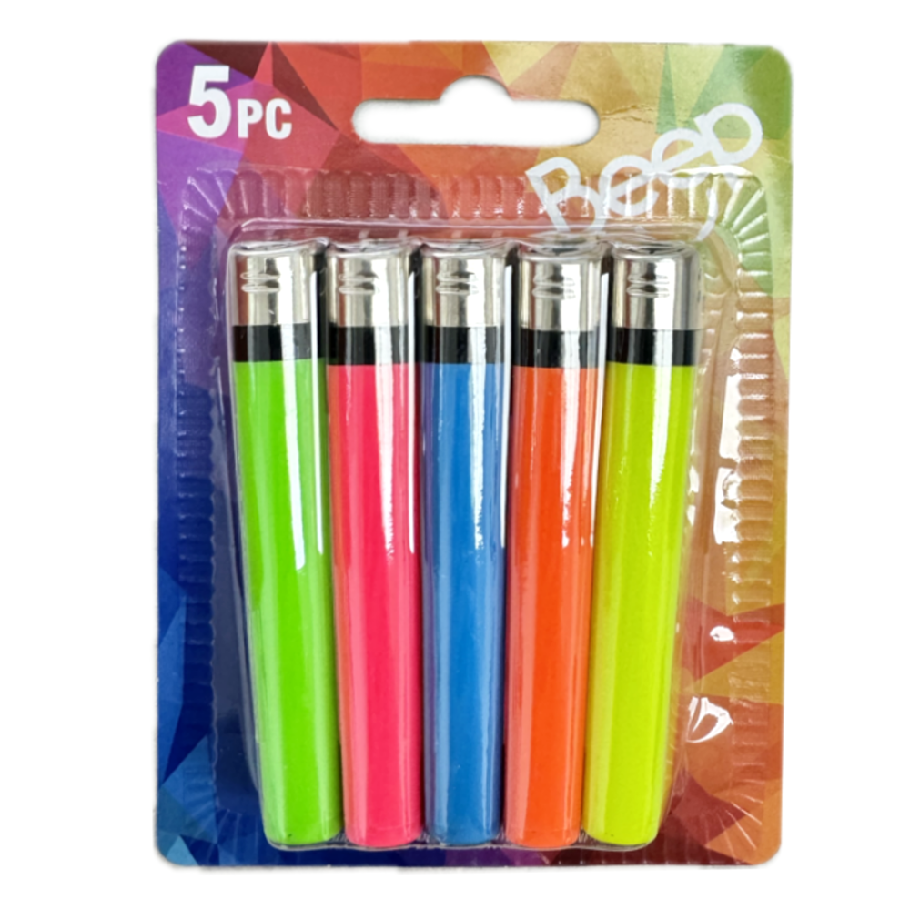 Beep Disposable Lighters 5pk / 12pcs ($1.29 per Unit)